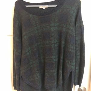 Madewell Plaid Sweater Tunic
